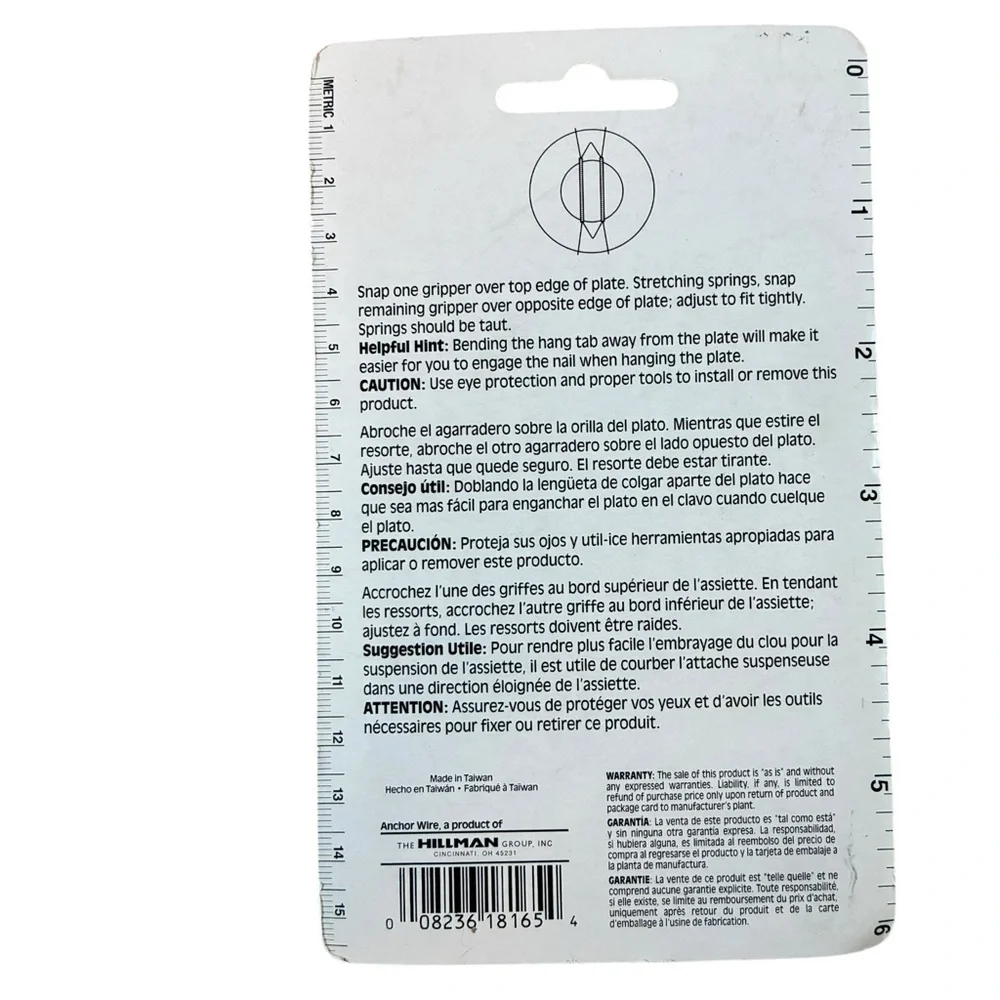 Anchor Wire Classic Plate Hanger - Fits‎ 5.5